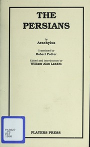 Cover of edition persians00aesc_0