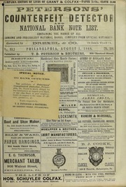 Petersons' Counterfeit Detector and Bank Note List (pg. 26)