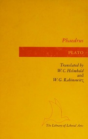Cover of edition phaedrus0000plat_z9y2