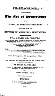 Cover of edition pharmacologiaco00ivesgoog