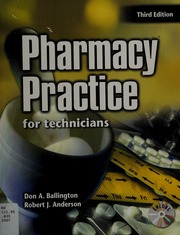 Cover of edition pharmacypractice0000ball