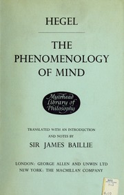 Cover of edition phenomenologyofm00hege