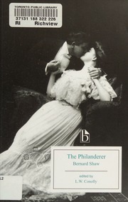 Cover of edition philanderertopic0000shaw