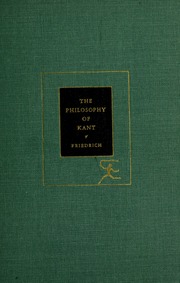 Cover of edition philosophyofkant00kant