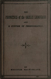 Cover of edition phoneticsofgaeli00macf