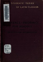 Cover of edition phormiosimplifie00tereuoft
