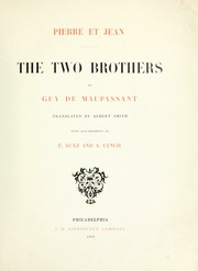 Cover of edition pierreetjeantwob00maup