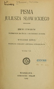 Cover of edition pismajuliuszasow06sowa