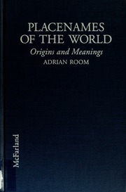 Cover of edition placenamesofworl00room