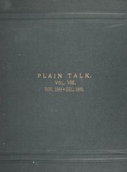 Plain Talk : Vol. VIII No. 42