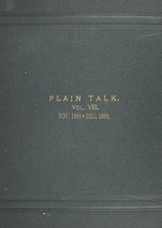 Plain Talk : Vol. VIII No. 46