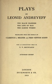 Cover of edition playsleonid00andruoft