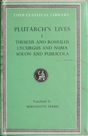 Cover of edition plutarchslives01plut2