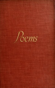 Cover of edition poems00aude
