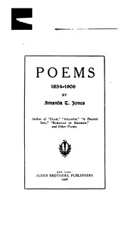 Cover of edition poems00jonegoog