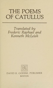 Cover of edition poemsofcatullus0000catu_k0y4