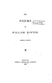 Cover of edition poemswilliamwin00wintgoog