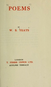 Cover of edition poemsyeat00yeat