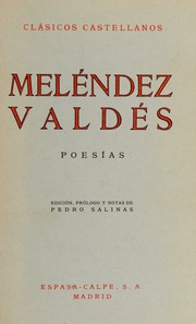 Cover of edition poesias0000mele_g5f4