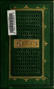 Cover of edition poeticalworksedi00keatuoft