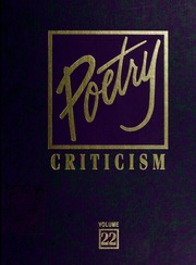 Cover of edition poetrycriticism22gale