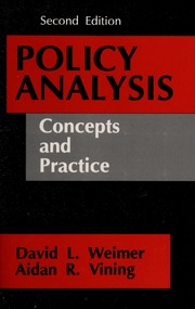 Cover of edition policyanalysisco0000weim