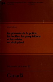 Cover of edition pouvoirspolicefouil00lawr