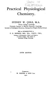 Cover of edition practicalphysio00colegoog