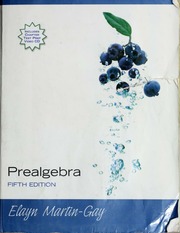 Cover of edition prealgebra5thedi00kela