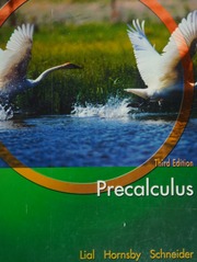 Cover of edition precalculus0000lial_p5s2