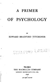 Cover of edition primerpsycholog04titcgoog