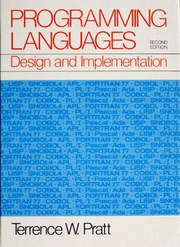 Cover of edition programminglangu00pratrich