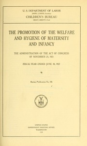 Cover of edition promotionofwelfa28unit