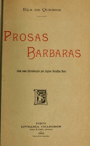 Cover of edition prosasbarbarasco00quei