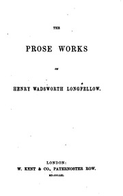 Cover of edition proseworkshenry10longgoog