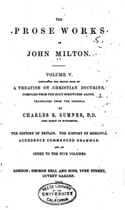 Cover of edition proseworksjohnm05sumngoog