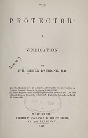 Cover of edition protectorvindica00merl_0