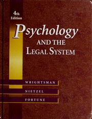 Cover of edition psychologylegals00wrig