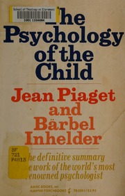 Cover of edition psychologyofchil0000piag