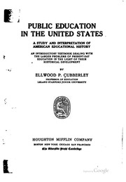Cover of edition publiceducation00cubbgoog