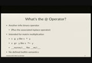 Image from What's up with th@? Adding an Operator to CPython