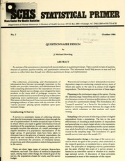 Cover of edition questionnairedes00bowl