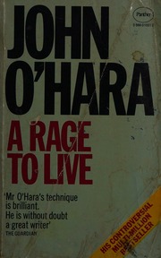 Cover of edition ragetolive0000ohar_x2o8