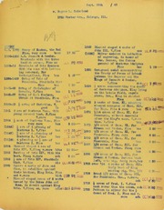 Ragnar L. Cederlund Invoices from B.G. Johnson, September 29, 1943
