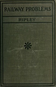 Cover of edition railwayproblemsr00ripl