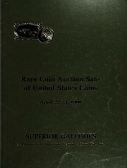 Rare Coin Auction Sale of United States Coins