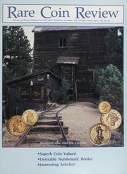 Rare Coin Review No. 63, Winter 1986-1987