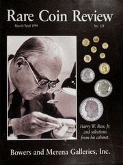 Rare Coin Review No. 128, March/April 1999