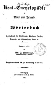Cover of edition realencyclopdie00hambgoog