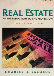 Cover of edition realestateintrod0000jaco